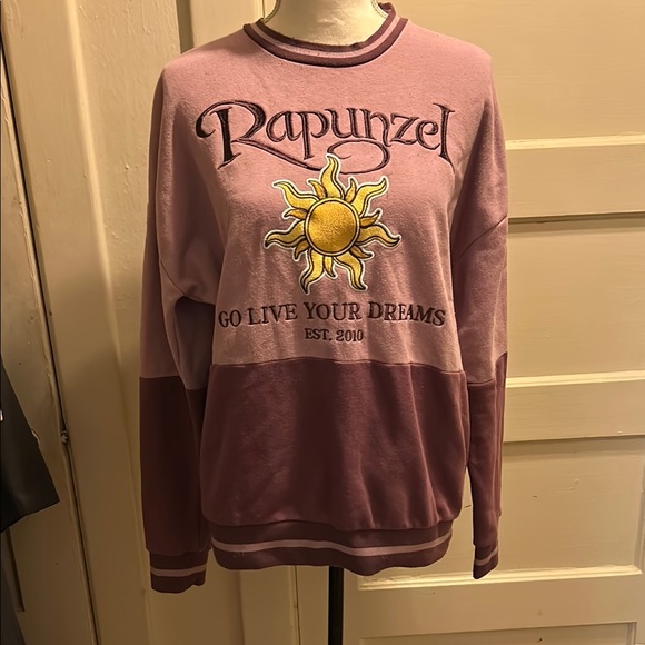 Disney Sweaters - Disney Purple Crew Neck Sweater Comfortable Casual Wear